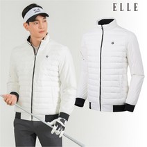 엘르골프 배색믹스 경량패딩 점퍼 (남) 6I11301-100