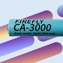 충전 18650 리튬이온 건전지 배터리 영구, E파이어플라이CA-3000