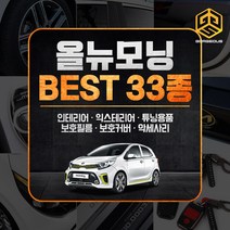(골져스) 2017 올뉴모닝 튜닝 악세사리 인테리어 차량용품, 02_듀얼 회전 주차번호판 실버그레이