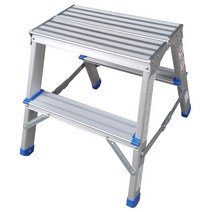 스마토 광폭 2단 접이식사다리 SLB02G 경량사다리 알루미늄 가정용 사다리, 1개