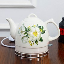 포트 징더전 도자기 가정용 전열 물주전자 찻주전자 티 생활용 끓인물주전자 용셀프단전 전기, T10-1L뉴타입 백합
