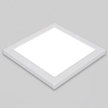 [천삼백케이] [천지몰] 비츠온 사각 LED 직부등 포스 엣지 10인치 20W 주광색, 단품