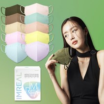 (오늘출발) 리뉴얼 아임리얼 언택트플러스 마스크 30매 국산 새부리형 컬러 한선화 대형 중형 소형, 언택트+ 라일락퍼플_30매, 중형(M)