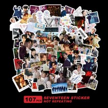 107 개대 Kpop 스티커 Lomo 카드 새 앨범 ATTA HD 사진 문자, SEVENTEEN-1