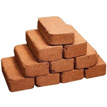코코 영양소 토양 기 야자 껍 벽돌 덩어리 속 성장 매체 650g, 한개옵션0