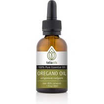 Teliaoils 100% 오레가노오일 30ml 100% Organic Oil Of Oregano - Super Strength over 86% Carvacrol