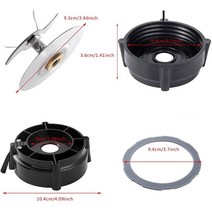 고기뷴쇄기 고기다지기 고기분쇄기날Oster Pro 1200 블렌더 커터 블레이드 용 스테인레스 스틸 교체 액세서, 02 4PS Sealing Ring