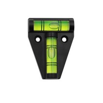 레벨측정기 수평계 poratable mini t shape Spirit level bubble working 고정 t type level measure bubble tool, 검은색