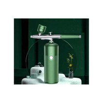 휴대용 피규어 에어브러쉬 무선 미니 브러시 도장기, (그린)