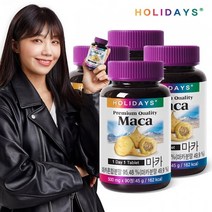 홀리데이즈 남자자신감 하루에너지 UP 페루산 마카 x 4병 (총12개월분), 단품, 단품