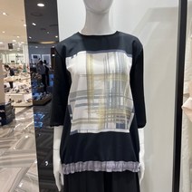 조이너스 # 여름신상30%할인특가 # 여성정장 터치감 좋고 고급스러운 프린팅 7부 소매 티셔츠 JACU4-WKS501
