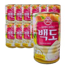 오뚜기 백도 반절, 400g, 12개