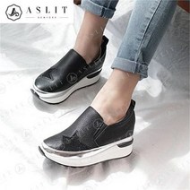 [애슬릿] 여자 스타 큐빅 키높이 슬립온 운동화 5.5cm (6622811)
