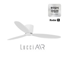 루씨에어 레이더1 실링팬 천장형 선풍기132cm 5color, 화이트오크