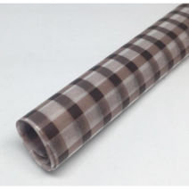 체크유산지인쇄 (초코 [20매]) / 350 x 250mm / 도시락케이크포장 / 체크무늬유산지 / 디자인유산지