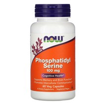 3세트 나우푸드 포스파티딜 세린 100 mg 60캡슐 phosphatidyl serine, 3개