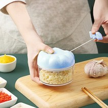 고기분쇄기 만능다지기 야채 수동 휴대용 미니 마늘 분쇄기 다기능 분쇄기 연마기 식품 커터 주방 액세서리 요리 가제트, 분홍색