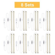 스마트팜 수경 재배기 채소 식물공장 phytolamp for plant 램프 법 led, 8세트, 영국