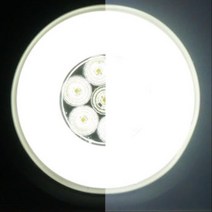매립고정 24v 화물차 후진등 중장비 LED램프 2.5톤, 화이트