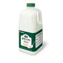 서울우유 더진한 플레인 요거트 순수 1800ml 2입팩, 1.8L, 2개