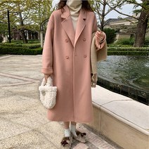 여자모직코트 러블리 롱코트 울자켓 추동 더블 캐시미어 간절기 윈드브레이커 외투 윈드쟈켓 트렌치 겨울