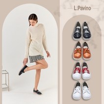 엘파비노 천연소가죽 소프트 젤리 스니커즈 (여) 최종가