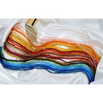 비즈WA&진승사 비즈마켓 4mm 크리스탈비즈 론델컷, JF-26