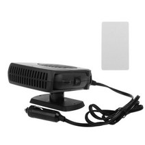 무시동히터 애프터 블로우 차량용 자동차 자동차용 온풍기 히터 이동식 부품 캠핑 2 In 1 휴대용 세라믹 난방 냉각 팬 성에 제거 서리 장치 DC 12V, [01] Black, 한개옵션1