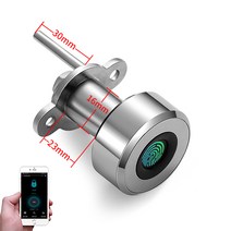 지문 서랍 잠금 없이 스마트 전자암호 잠금 가정용 신발장 장롱 자물쇠 철판 개인보안-35062, 06.서류함 3연쇄 (100매 지문 휴대폰 잠금)
