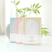 산모 수첩 임신 주수 스티커 태교 태아 일기 육아 기록 일기장 다이어리 임산부 축하 선물, 옐로우