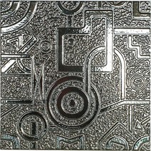 중앙데코 시트라인 북유럽패턴 자기질 벽 바닥타일 벨라실버라인 300mmX300mm, 1장, 300-016s/알라딘실버