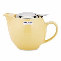 제로재팬 실용적인 티포트 라운드 450ml 바나나 거름망주전자, 본상품선택, 상세페이지 참조