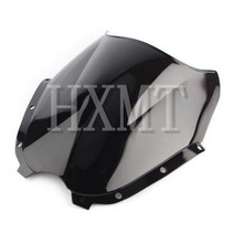 오토바이 스쿠터 롱 윈드스크린 너클가드 보조스크린 윈드실드 효성 GT125R GT250R GT650R GT650S 용 윈드 실드 스크린 UM V2S Kasinski MIRAGE A, 검은 색