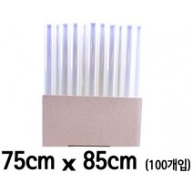 코코 투명무지말이 800w.83cmX75cm.100개, 1개