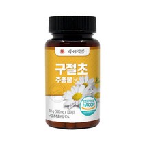 구절초 추출물 정 500mg 100정 HACCP, 1개