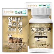 한국바이오셀 양태반 콜라겐 비타정, 2개, 60정