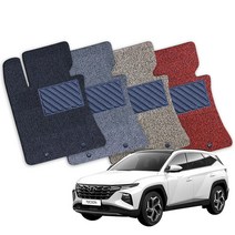 투싼 전차종 확장형 코일매트 카매트 풀세트 CK, 투싼(04년3월-09년7월), 레드, 현대