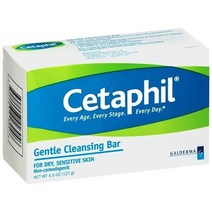 Cetaphil Dry Sensitive Skin 젠틀 클렌징 바 127.6g(4.5온스)