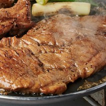 이영환갈비 양념 뼈없는 돼지갈비 목살 구이 300g 소포장 덜단맛 돼지 갈비양념 칼집 두툼한 고기 갈비명가 궁 맛 그대로, 1개, 덜단 맛