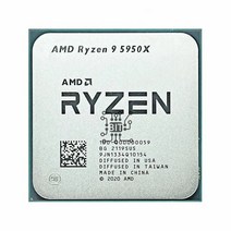 AMD Ryzen 9 5950X R9 3.4 GHz 16 코어 32 스레드 CPU 프로세서 7NM L3 64M 100-000000059 소켓 AM4