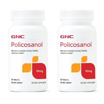 [1+1] GNC 폴리코사놀 10mg 콜레스테롤 60정