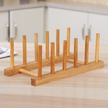 DIY 원목 접시꽂이(5열) 가정용 업소용 추천 PGO01721IT, 제목색상또는랜덤