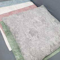 풍기인견 여름 방석커버 6컬러 꽃문양 고급 쿨방석 누빔 통풍 사무실 소파 좌식, 그린