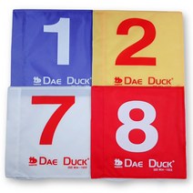 그라운드골프장비 깃발 1~8번 홀포스트깃대용 1개입, 1개