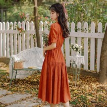 근대의상 소녀풍 상견례 하객룩 슬림 봄 블라우스 경성 사진관 롱원피스 중세 여성 개화기 원피스