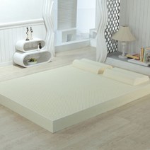 [천삼백케이] [럭스앤펀] 고밀도95K 통몰드 퀸(Q)15cm 풀세트 천연 라텍스매트리스