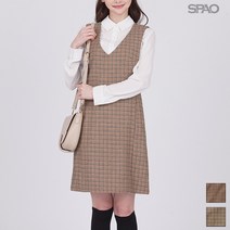 스파오 체크 미니 원피스_SPOW84TG43