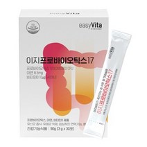 이지비타 이지프로바이오틱스17 모유유래 유산균 다니스코사 유산균 3g x 30포_jm, 12개