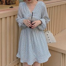 셀럽하우스 예쁜 꽃무늬 쉬폰 원피스 가을 하객룩 모임룩 코디