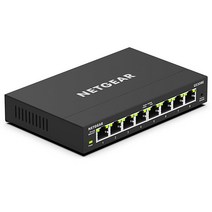 넷기어 NETGEAR 8포트 기가비트 이더넷 플러스 스위치 (GS308E) 블랙, 8 Port with Enhanced Features